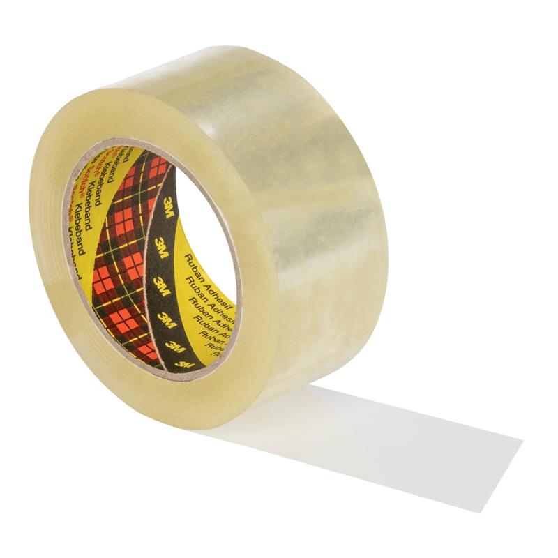 Ruban d'emballage robuste Scotch® 375E, 75 mm x 66 m, 0,075 mm | Paquet (1 rouleau)