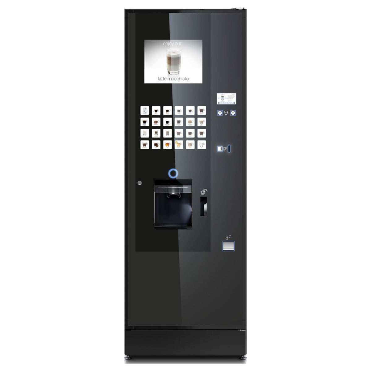 servomat Kaffeeautomat luce zero.premium Presso Bean – Bohnenkaffee, Standgerät