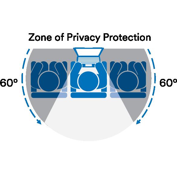 Filtre de confidentialité pour écran lumineux 3M™ pour ordinateur portable 15,6 pouces, 16:9, BP156W9B | Paquet (1 pièce)