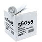 Une boîte blanche avec un rouleau de sacs-poubelle, étiquetée « 56095 sacs-poubelle 630 x 850 mm, blanc 9 x 40 pièces » et fabriquée en matériau de sac-poubelle HDPE par EMIL DEISS KG (GmbH + Co.). Chaque sac a une capacité de 80 litres, idéal pour le recyclage.